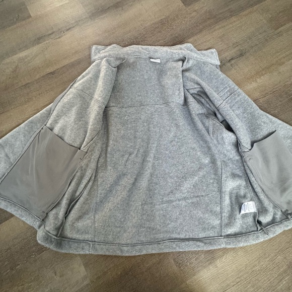 Columbia Heather Gray Fleece Jacket - Picture 4 of 8